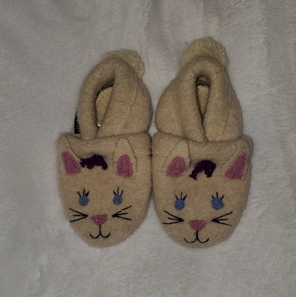 GARNET Hill Boiled Wool Baby Bunny Slippers Boiled Wool Size 6-12 Months - Picture 2 of 5